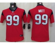 nike youth nfl jerseys houston texans #99 watt red[nike]