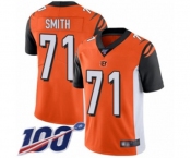 Men's Cincinnati Bengals #71 Andre Smith Orange Alternate Vapor Untouchable Limited Player 100th Season Football Jersey Men's Cincinnati Bengals #71 Andre Smith Orange Alternate Vapor Untouchable Limited Player 100th Season Football Jersey