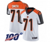 Men's Cincinnati Bengals #71 Andre Smith White Vapor Untouchable Limited Player 100th Season Football Jersey Men's Cincinnati Bengals #71 Andre Smith White Vapor Untouchable Limited Player 100th Season Football Jersey