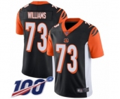 Men's Cincinnati Bengals #73 Jonah Williams Black Team Color Vapor Untouchable Limited Player 100th Season Football Jersey Men's Cincinnati Bengals #73 Jonah Williams Black Team Color Vapor Untouchable Limited Player 100th Season Football Jersey