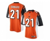 Men's Nike Cincinnati Bengals #21 Darqueze Dennard Limited Orange Alternate NFL Jersey