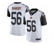 Men's Nike Cincinnati Bengals #56 Karlos Dansby Limited White Rush NFL Jersey