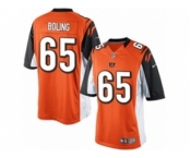 Men's Nike Cincinnati Bengals #65 Clint Boling Limited Orange Alternate NFL Jersey