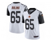 Men's Nike Cincinnati Bengals #65 Clint Boling Limited White Rush NFL Jersey