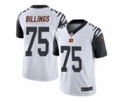 Men's Nike Cincinnati Bengals #75 Andrew Billings Limited White Rush NFL Jersey