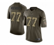 nike nfl jerseys cincinnati bengals #77 andrew whitworth army green[nike Limited Salute To Service]