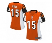 Women's Nike Cincinnati Bengals #15 John Ross Limited Orange Alternate NFL Jersey