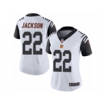 Women's Nike Cincinnati Bengals #22 William Jackson Limited White Rush NFL Jersey