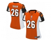 Women's Nike Cincinnati Bengals #26 Josh Shaw Limited Orange Alternate NFL Jersey