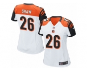 Women's Nike Cincinnati Bengals #26 Josh Shaw Limited White NFL Jersey
