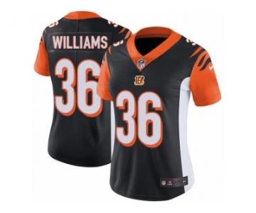 Women's Nike Cincinnati Bengals #36 Shawn Williams Vapor Untouchable Limited Black Team Color NFL Jersey