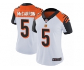 Women's Nike Cincinnati Bengals #5 AJ McCarron Vapor Untouchable Limited White NFL Jersey