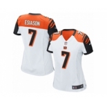 Women's Nike Cincinnati Bengals #7 Boomer Esiason Game White NFL Jersey