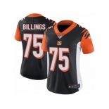 Women's Nike Cincinnati Bengals #75 Andrew Billings Vapor Untouchable Limited Black Team Color NFL Jersey