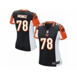 Women's Nike Cincinnati Bengals #78 Anthony Munoz Game Black Team Color NFL Jersey