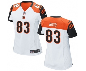 Women's Nike Cincinnati Bengals #83 Tyler Boyd White NFL Jersey