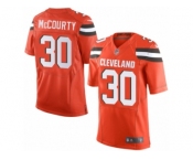 Men Nike Cleveland Browns #30 Jason McCourty Elite Orange Alternate NFL Jersey