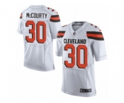 Men Nike Cleveland Browns #30 Jason McCourty Elite White NFL Jersey