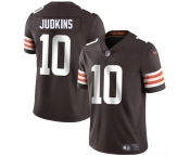 Men's Cleveland Browns #10 Quinshon Judkins Brown 2025 Vapor Limited Football Stitched Jersey