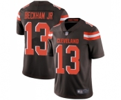 Men's Cleveland Browns #13 Odell Beckham Jr. Brown Team Color Vapor Untouchable Limited Player Football Jersey