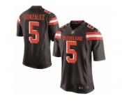 Men's Nike Cleveland Browns #5 Zane Gonzalez Limited Brown Team Color NFL Jersey