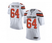 Men's Nike Cleveland Browns #64 JC Tretter Limited White NFL Jersey