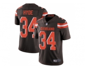 Nike Cleveland Browns #34 Carlos Hyde Brown Team Color Men Stitched NFL Vapor Untouchable Limited Jersey