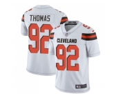 Nike Cleveland Browns #92 Chad Thomas White Men Stitched NFL Vapor Untouchable Limited Jersey