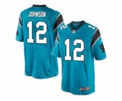 Youth Nike Carolina Panthers #12 Charles Johnson Limited Blue Alternate NFL Jersey