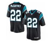 Youth Nike Carolina Panthers #22 Christian McCaffrey Limited Black Team Color NFL Jersey