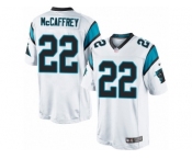 Youth Nike Carolina Panthers #22 Christian McCaffrey Limited White NFL Jersey