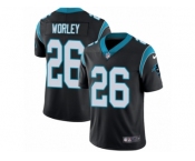 Youth Nike Carolina Panthers #26 Daryl Worley Vapor Untouchable Limited Black Team Color NFL Jersey