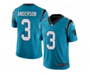 Youth Nike Carolina Panthers #3 Derek Anderson Limited Blue Rush NFL Jersey