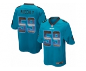 Youth Nike Carolina Panthers #59 Luke Kuechly Limited Blue Strobe NFL Jersey