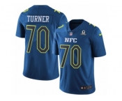 Youth Nike Carolina Panthers #70 Trai Turner Limited Blue 2017 Pro Bowl NFL Jersey