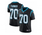 Youth Nike Carolina Panthers #70 Trai Turner Vapor Untouchable Limited Black Team Color NFL Jersey