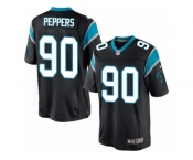 Youth Nike Carolina Panthers #90 Julius Peppers Limited Black Team Color NFL Jersey