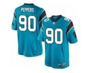 Youth Nike Carolina Panthers #90 Julius Peppers Limited Blue Alternate NFL Jersey