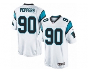 Youth Nike Carolina Panthers #90 Julius Peppers Limited White NFL Jersey