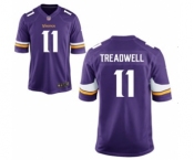 Men's Nike Minnesota Vikings #11 Laquon Treadwell Game Purple Team Color NFL Jersey