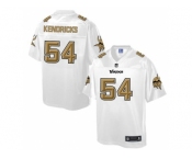 Nike Minnesota Vikings #54 Eric Kendricks White Men's NFL Pro Line Fashion Game Jersey