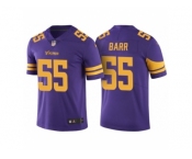 Men Minnesota Vikings #55 Anthony Barr Purple Color Rush Limited Jersey