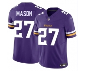 Men's Minnesota Vikings #27 Jordan Mason Purple 2025 F.U.S.E. Vapor Untouchable Limited Football Stitched Jersey