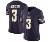 Men's Minnesota Vikings #3 Jordan Addison Deep Purple 2026 F.U.S.E. Rivalries Collection Limited Football Stitched Jersey Men's Minnesota Vikings #3 Jordan Addison Deep Purple 2026 F.U.S.E. Rivalries Collection Limited Football Stitched Jersey