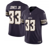 Men's Minnesota Vikings #33 Aaron Jones Sr. Deep Purple 2026 F.U.S.E. Rivalries Collection Limited Football Stitched Jersey Men's Minnesota Vikings #33 Aaron Jones Sr. Deep Purple 2026 F.U.S.E. Rivalries Collection Limited Football Stitched Jersey