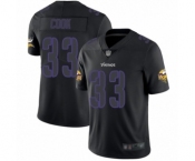 Men's Minnesota Vikings #33 Dalvin Cook Limited Black Rush Impact Football Jersey