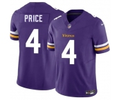 Men's Minnesota Vikings #4 Myles Price Purple 2026 F.U.S.E. Vapor Untouchable Limited Football Stitched Jersey Men's Minnesota Vikings #4 Myles Price Purple 2026 F.U.S.E. Vapor Untouchable Limited Football Stitched Jersey