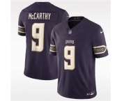 Men's Minnesota Vikings #9 J.J. McCarthy Deep Purple 2026 F.U.S.E. Rivalries Collection Limited Football Stitched Jersey Men's Minnesota Vikings #9 J.J. McCarthy Deep Purple 2026 F.U.S.E. Rivalries Collection Limited Football Stitched Jersey