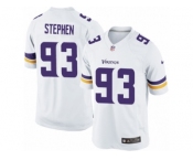 Men's Nike Minnesota Vikings #93 Shamar Stephen Limited White NFL Jersey