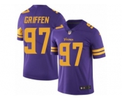 Nike Minnesota Vikings #97 Everson Griffen Purple Men's Stitched NFL Limited Rush Jersey